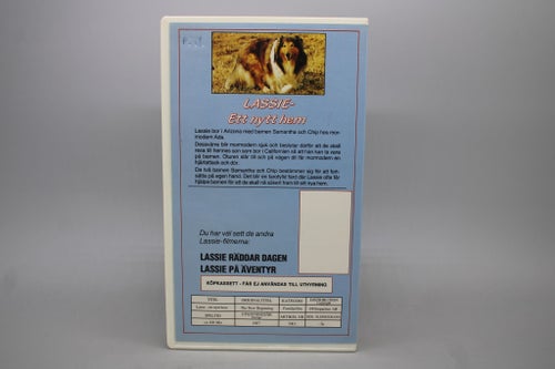 Lassie ett nytt hem , Svensk text , 1987 (VHS)