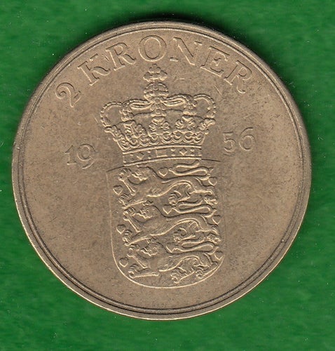 DANMARK 2 KR 1956