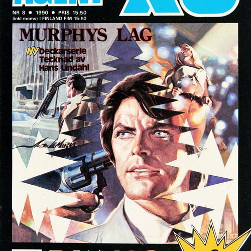 Agent X9 Serietidning 1990 nr 8 (Oläst arkivex)