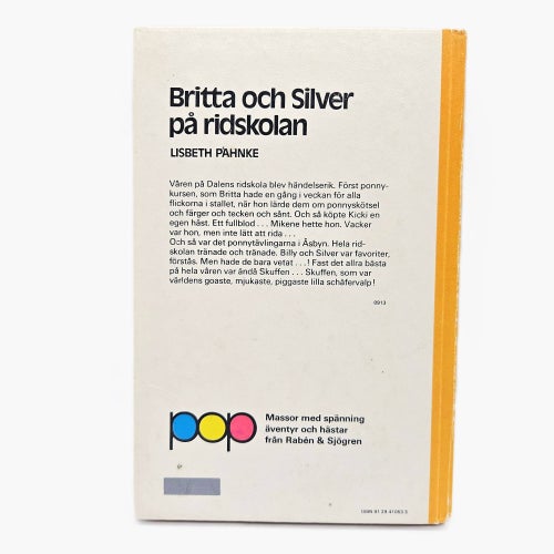 Britta och Silver på ridskolan - Lisbeth Pahnke