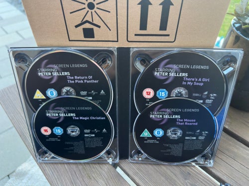 Peter Sellers Screen Legends DVD Box - 4 filmer DVDs