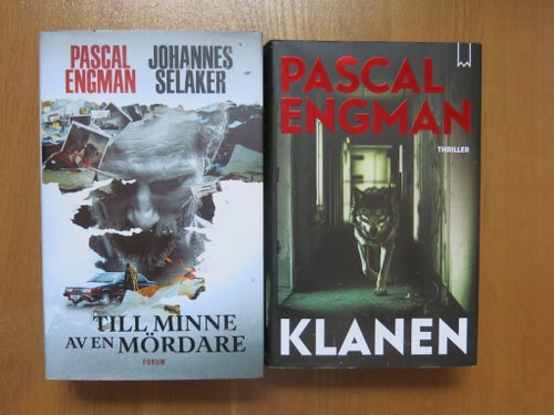 Pascal Engman och Johannes Selåker - 2 böcker .