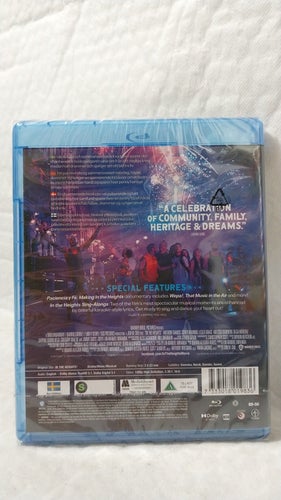 In The Heights Blu-ray Oöppnad & Inplastad
