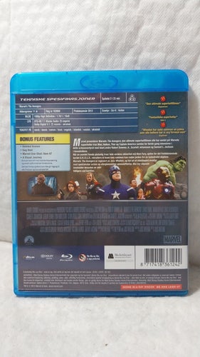 The Avengers Blu-Ray (Norsk utgåva / Svensk text)