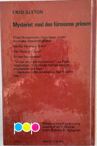 Mysteriet med den försvunne prinsen - Enid Blyton.
