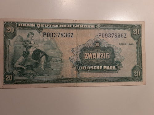 Tjugo Deutsche Mark - 1949