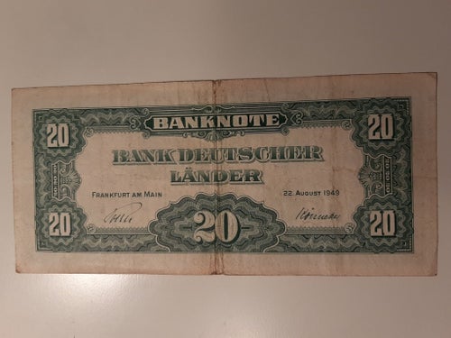 Tjugo Deutsche Mark - 1949