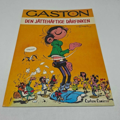 Gaston 5 - Den jättehäftige dårfinken - Första upplagan