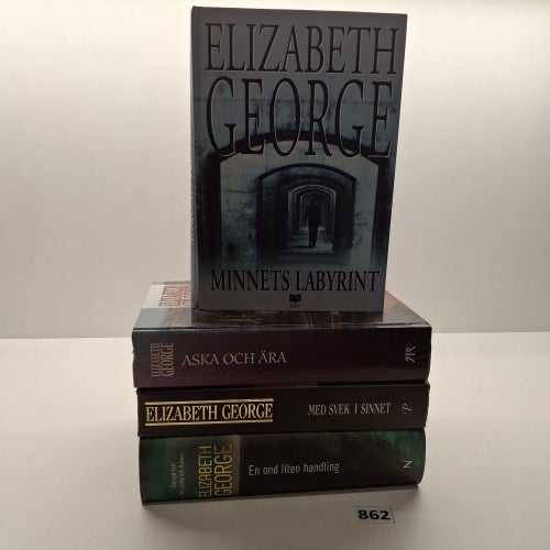 Elizabeth George x4 Bokpaket med hårdpärm - Se bilder för titlar