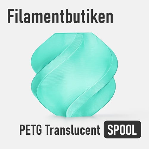 Bambu Lab PETG Translucent Filament Blågrön/Teal