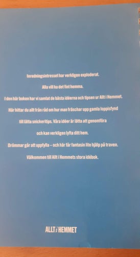 Stora Idébok Allt i Hemmet 2000, spiralbunden