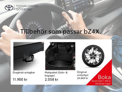 Toyota bZ4X 71,4 kWh AWD EXECUTIVE 20 ALUFÄLGAR PANORAMAGLASTAK BI-TONE