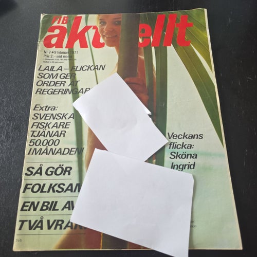 FIB aktuellt Tidning från 1971