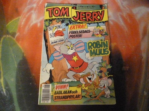 TOM & JERRY, NR 6 - 1990, TIDNING