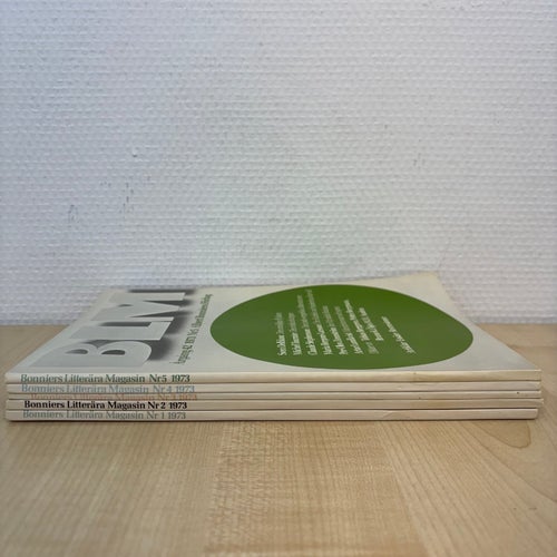 BLM - Bonniers Litterära Magasin nr 1-5 1973