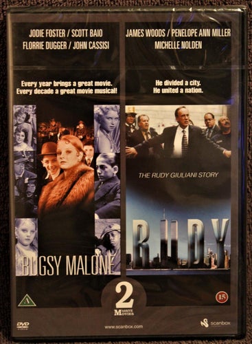 2 MASSIVE MOVIES BUGSBY MALONE/RUDY NY INPLASTAD