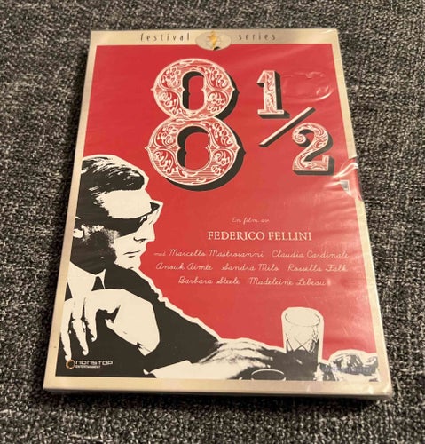 8 1/2 (1963) INPLASTAD SVENSK FESTIVAL SERIES UTGÅVA!