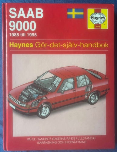 BOK Haynes Gör-Det-Själv Handbok SAAB 9000 1985 Till 1995