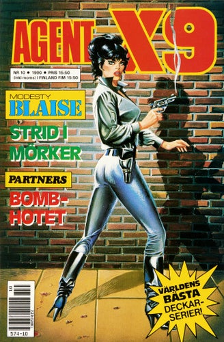 Agent X9 Serietidning 1990 nr 10 (Oläst arkivex) Modesty Blaise