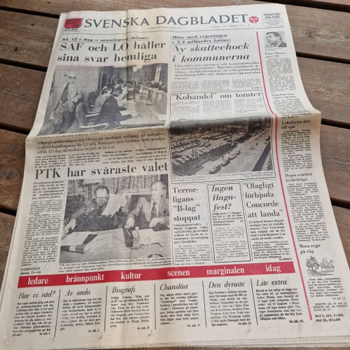 Svenska Dagbladet 12 maj 1977