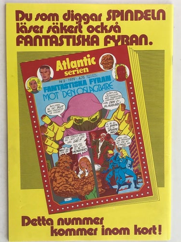 Spindelmannen - 1979: 2 FN-VF färgfel