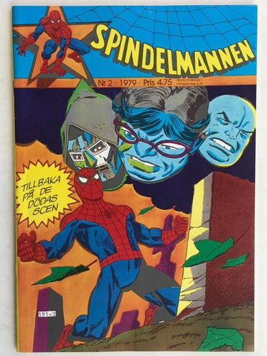Spindelmannen - 1979: 2 FN-VF färgfel
