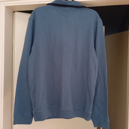 Långärmad JUMPER i blått, stl. S.