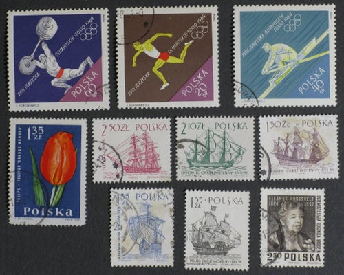 Polen 1964 OBS kvalitet enligt bild läs mer nedan