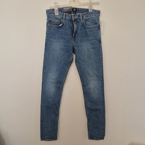 Nya H&M blå jeans-herr, storlek 29