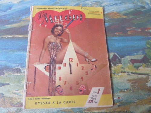 MIN MELODIE, 1953 NR 1, KYSSAR A LA CARTE, TIDNING