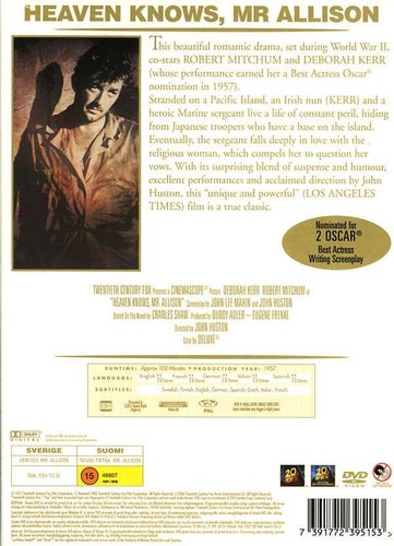 Heaven Knows, Mr. Allison (1957) John Huston med Deborah Kerr och Robert Mitchum
