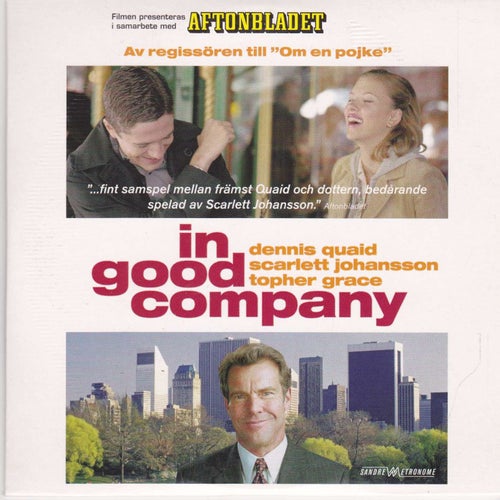 DVD / In Good Company / Scarlett Johansson, Dennis Quaid / OBS! Pappfodral