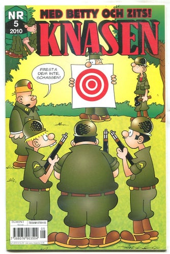 Knasen 2010 nr 5 Hagbard, Betty , Tundra , Träsket , Zits