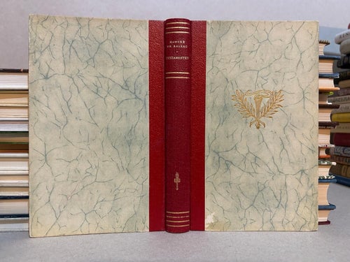 Testamentet roman av Honore de Balzac, bok, Very good plus