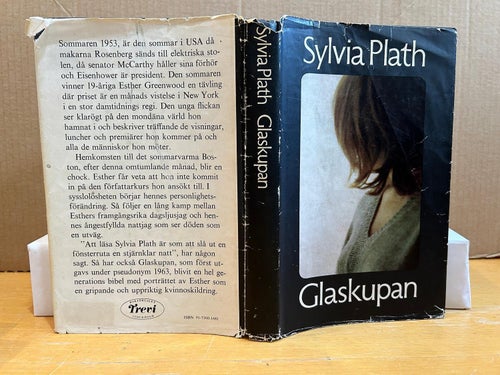 Glaskupan av Sylvia Plath, bok, Very good plus