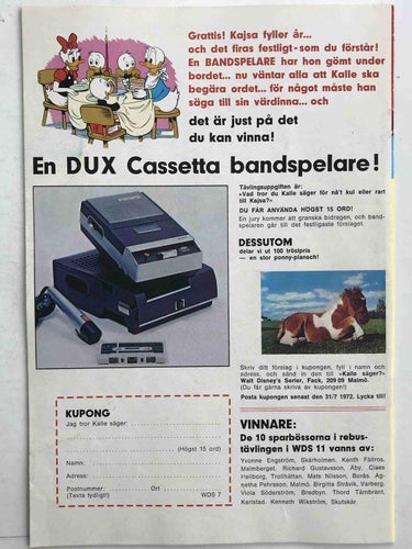 Walt Disney´s Serier - 1972:7 FN