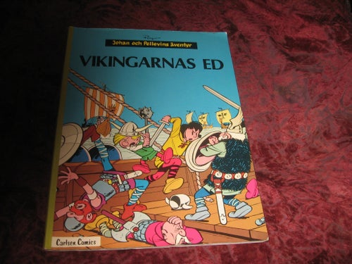 VIKINGARNAS ED JOHAN OCH PELLEVINS ÄVENTYR SERIETIDNING ALBUM 1:A UPPLAGA