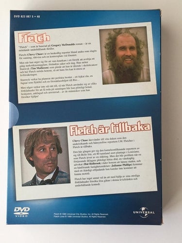 Fletch & Fletch är tillbaka (Chevy Chase). Begagnad 2-disc DVD-Box