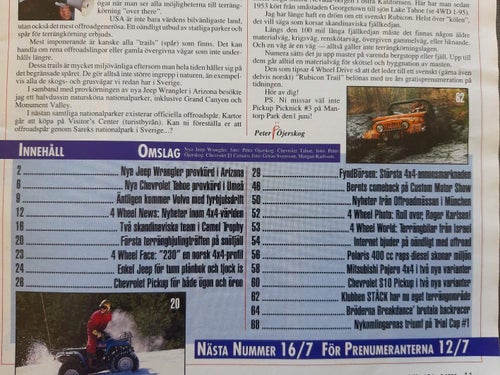 4 Wheel Drive nr 3 1996: Chevrolet Tahoe, Mitsubishi Pajero, Jeep Wrangler