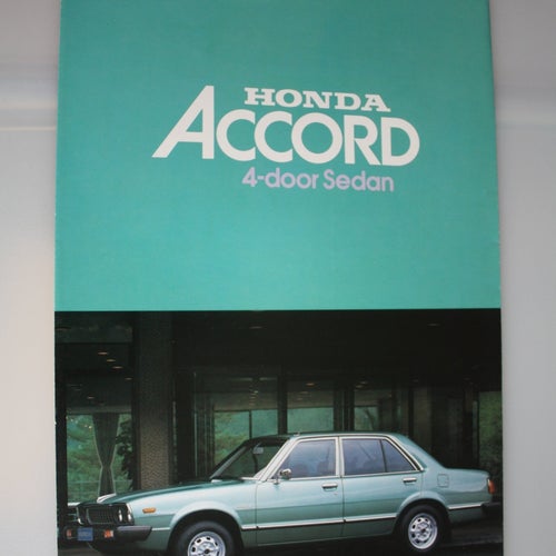 Honda Accord 4 - Door Sedan Broschyr