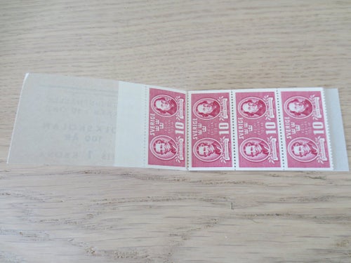Postfriskt** häfte Folkskolan 100 år 1942
