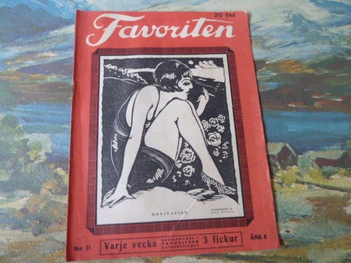 FAVORITEN, MEDITATION, 1925 31/7, TIDNING