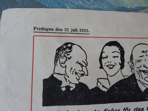 FAVORITEN, MEDITATION, 1925 31/7, TIDNING