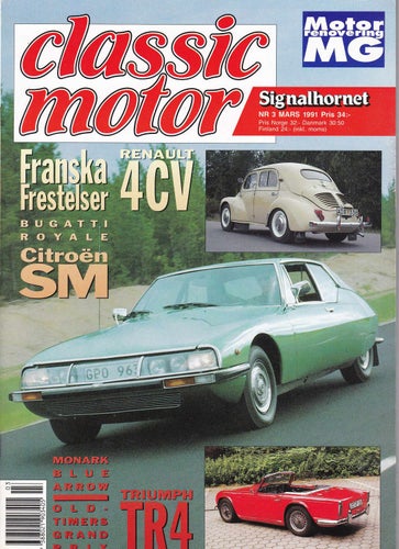 Classic 1991-3 Triumph TR 4.MB 220 SE Cab.Monark.SM