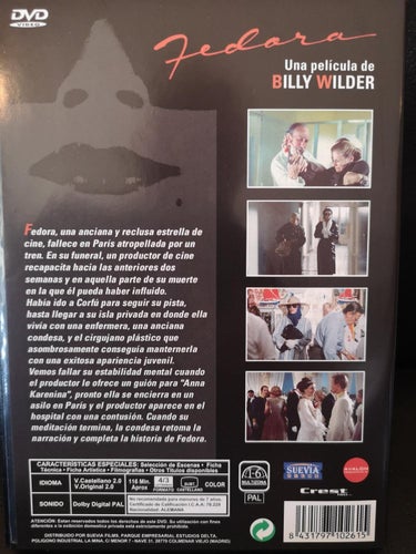 Fedora (1978) Billy Wilder med William Holden, Marthe Keller, Henry Fonda.