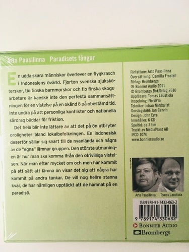 PARADISETS FÅNGAR Av: Arto Paasilinna LJUDBOK CD