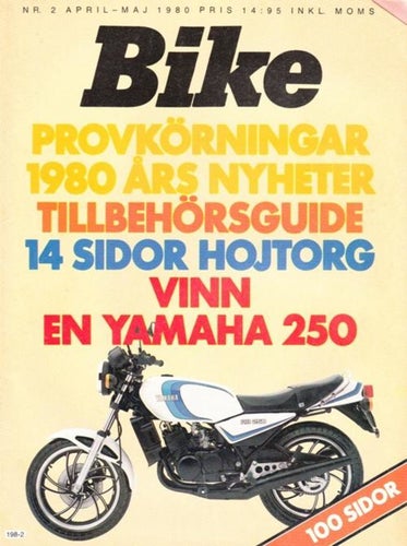 Bike nr 2 1980: Yamaha XS 650 Special, Honda CB 650 + GL 1100, Kawasaki KE 125