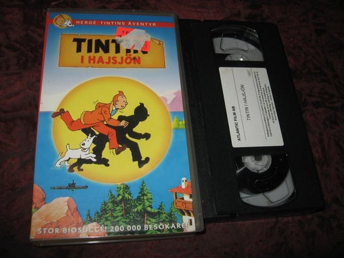 TINTIN OCH HAJSJÖN (SVENSKT TAL) VHS