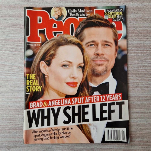 People Magazine October 2016 Brad Pitt Angelina Jolie Split Issue