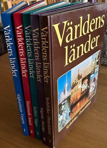 Världens länder 5 böcker